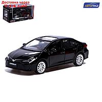 Машина металлическая TOYOTA COROLLA HYBRID, 1:43, инерция, открываются двери, цвет черный