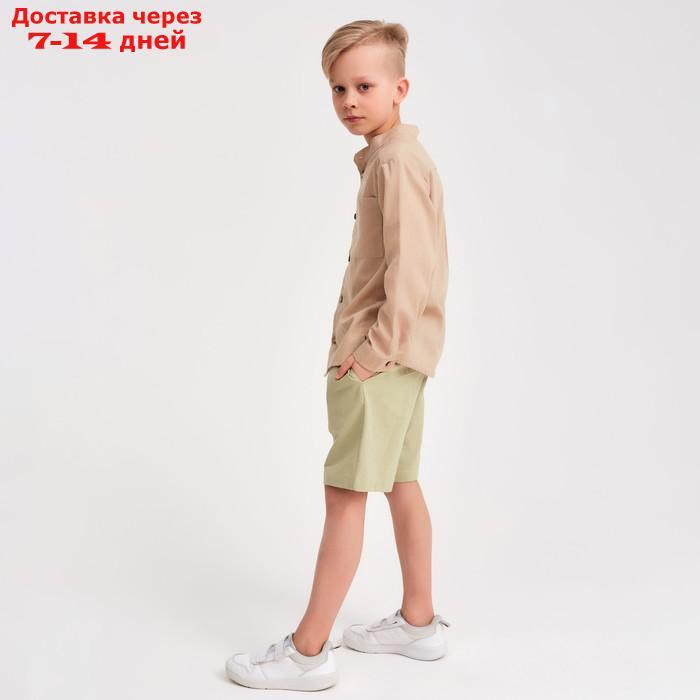 Шорты (бермуды) детские MINAKU: Cotton collection цвет зеленый, рост 98 - фото 2 - id-p215042638