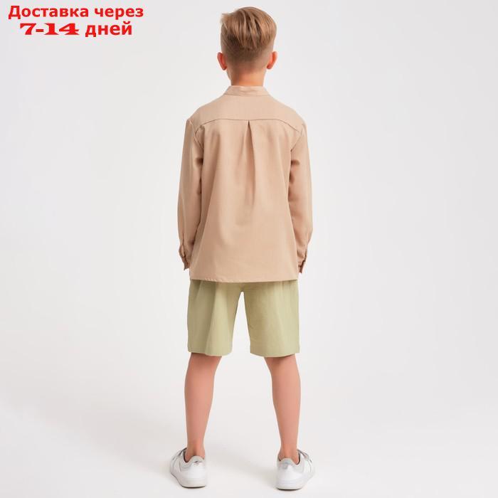 Шорты (бермуды) детские MINAKU: Cotton collection цвет зеленый, рост 98 - фото 3 - id-p215042638