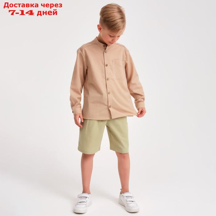 Шорты (бермуды) детские MINAKU: Cotton collection цвет зеленый, рост 98 - фото 5 - id-p215042638