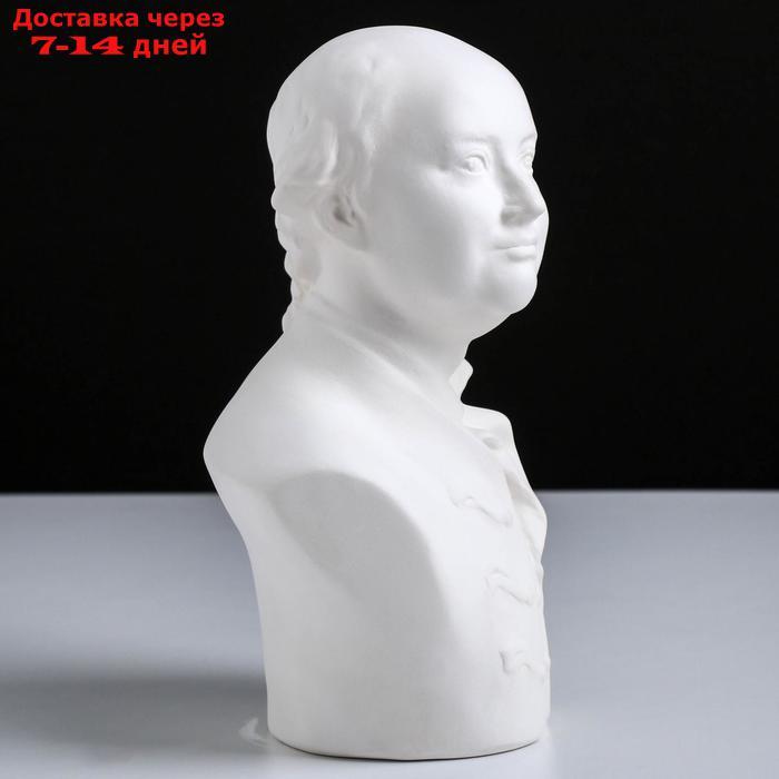 Гипсовая фигура известные люди: бюст Ломоносова, 14.5 х 11 х 21.5 см - фото 3 - id-p215043637