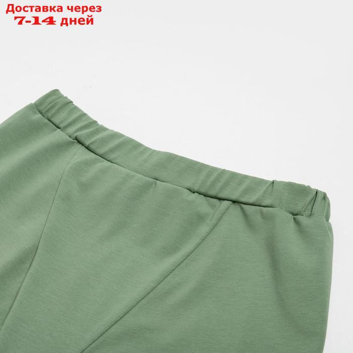 Шорты женские MINAKU: Basic line, цвет оливковый, размер 42 - фото 7 - id-p215043690