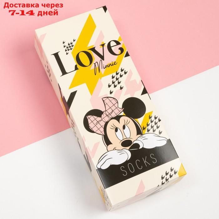 Набор носков "Love Minnie", Минни Маус, 5 пар, 23-25 см - фото 3 - id-p215042898