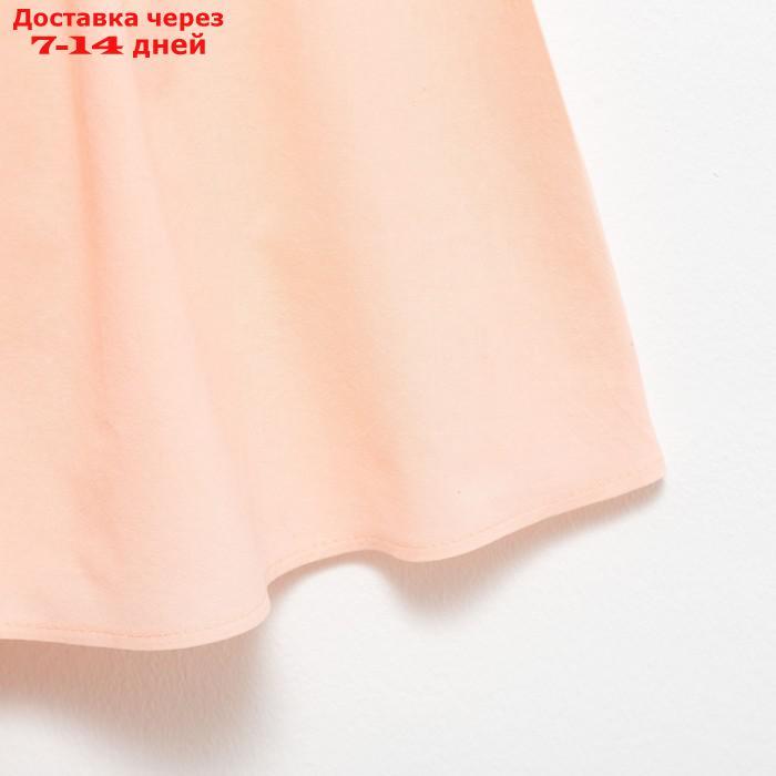 Платье для девочки MINAKU: Cotton Collection цвет светло-розовый, рост 98 - фото 9 - id-p215042926