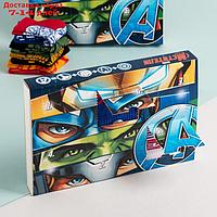 Набор носков "Superhero" 6 пар в адвент коробке, "Мстители", 16-18 см