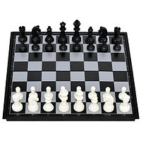 Шахматы магнитные + шашки 24*24 , 3810-B