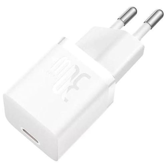 Зарядное устройство Baseus GaN5 Fast Charger(mini) 1C 30W CCGN070502 Белый - фото 2 - id-p215072785