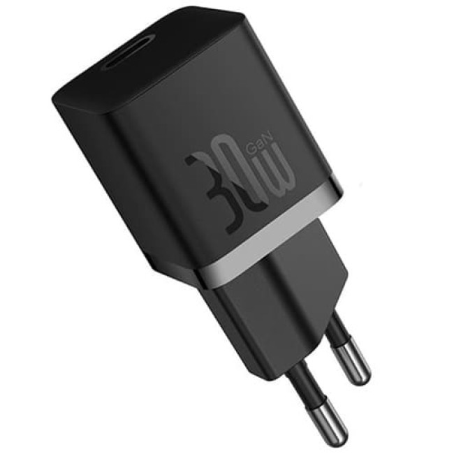 Зарядное устройство Baseus GaN5 Fast Charger(mini) 1C 30W CCGN070401 Черный - фото 1 - id-p215072786