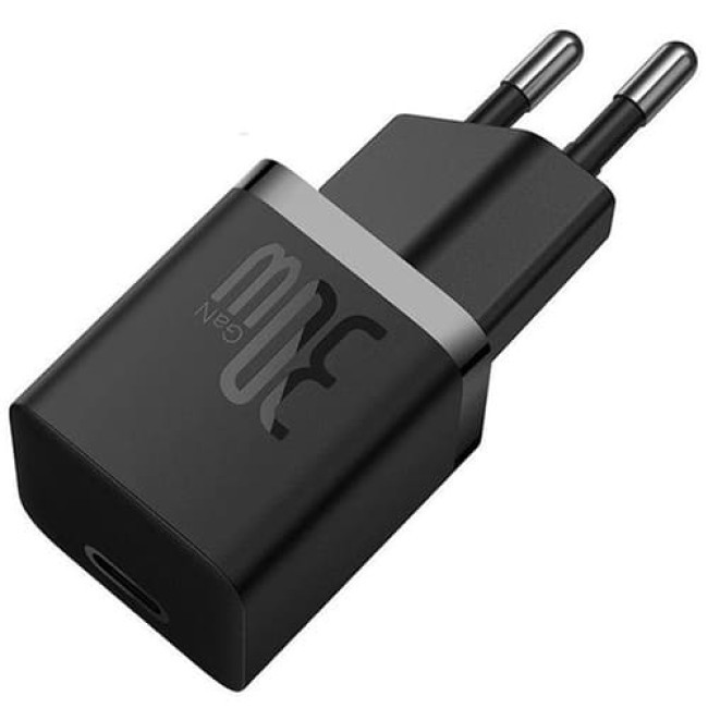 Зарядное устройство Baseus GaN5 Fast Charger(mini) 1C 30W CCGN070401 Черный - фото 2 - id-p215072786