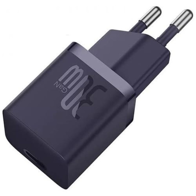Зарядное устройство Baseus GaN5 Fast Charger(mini) 1C 30W CCGN070705 Фиолетовый - фото 2 - id-p215072788