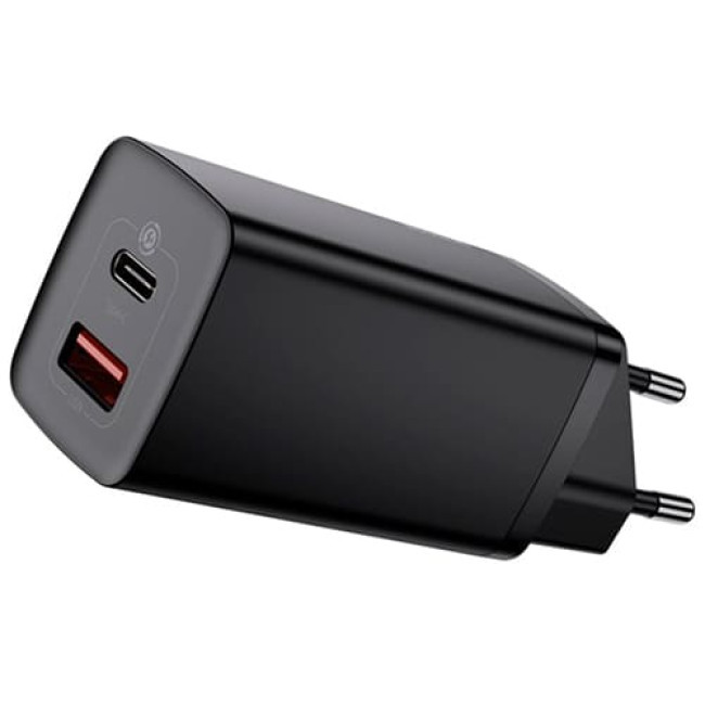 Зарядное устройство Baseus GaN2 Lite Quick Charger 65W CCGAN2L-B01 Черный - фото 1 - id-p215072790
