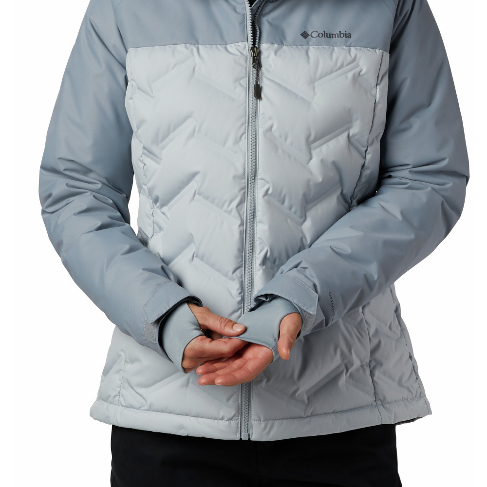 Куртка пуховая женская Columbia Grand Trek II Down Jacket серый - фото 4 - id-p214999985