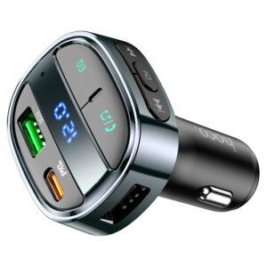 FM-модулятор E70 PD30W+QC3.0 car BT FM transmitter черный - фото 3 - id-p215077113