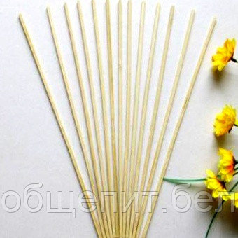 Палочки для сахарной ваты бамбуковые 280*3,5 мм. 100 шт/уп /1/100/