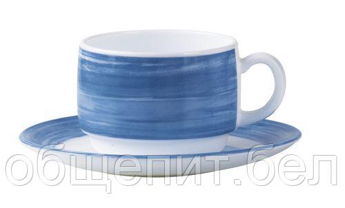 Чашка 190 мл. чайная d=76 мм. h=57 мм. синий край Браш (блюдце 40597) /1/12/48/ - фото 1 - id-p215073764