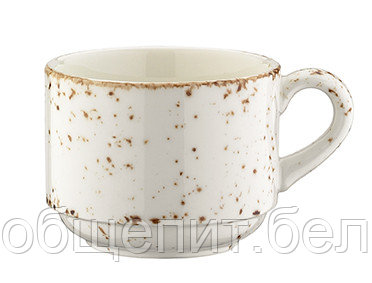 Чашка 210 мл. чайная d=82 мм. h=65 мм. штабелир. Грейн (блюдце 62805), форма Банкет /1/6/ - фото 1 - id-p215075675