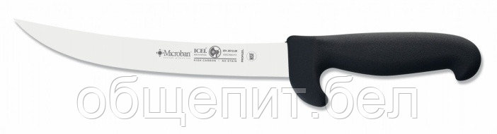 Нож обвалочный 200/350 мм. изогнутый, черный PROTEC Icel /1/6/ - фото 1 - id-p215077339