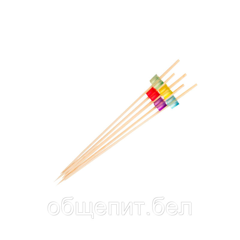 Пики 10 см. 100 шт/уп бамбук Кристалл Квадратный /1/