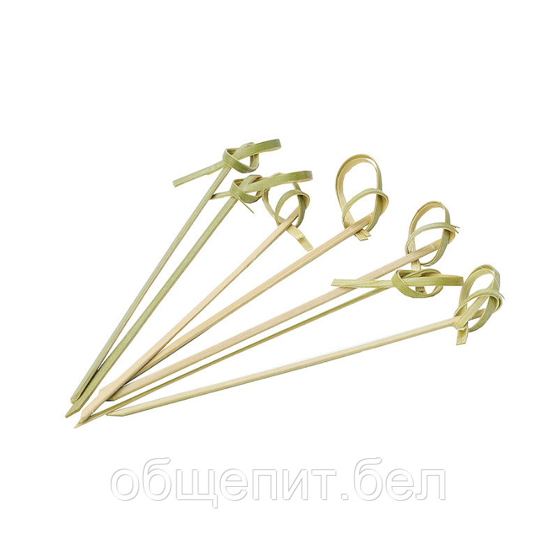 Пики 12 см. 100 шт/уп бамбук Узелок /1/40/
