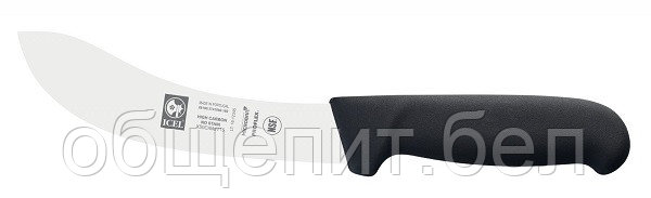 Нож для снятия кожи 160/290 мм. изогнутый, черный SAFE Icel /1/6/ - фото 1 - id-p215077374