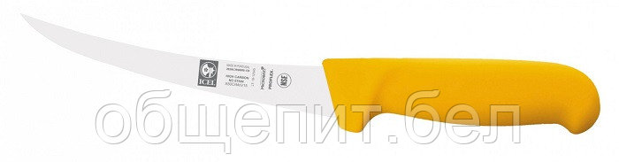Нож обвалочный 130/260 мм. изогнутый, полугибкое лезвие, желтый SAFE Icel /1/ - фото 1 - id-p215077399