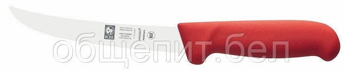 Нож обвалочный 150/280 мм. изогнутый, красный SAFE Icel /1/ - фото 1 - id-p215077401