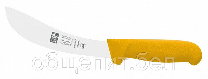 Нож для снятия кожи 150/285 мм. изогнутый, желтый SAFE Icel /1/6/ - фото 1 - id-p215077418