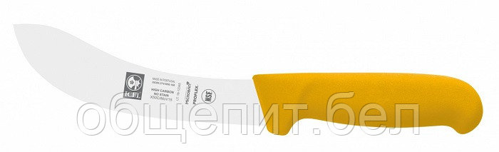 Нож для снятия кожи 160/290 мм. изогнутый, желтый SAFE Icel /1/6/ - фото 1 - id-p215077425