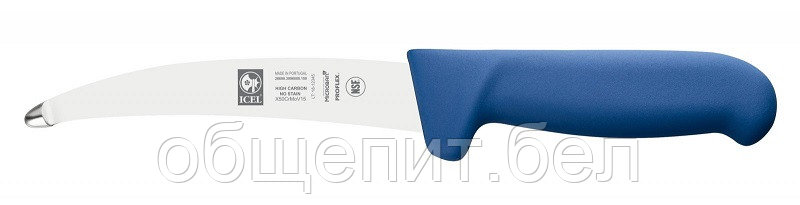 Нож для разделки рыбы 150/280 мм. с зацепом, синий SAFE Icel /1/6/ - фото 1 - id-p215077428