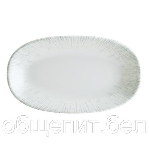 Блюдо овальное 290*170 мм. Ирис Серый, форма Гурмэ Bonna /1/6/792/ ОСЕНЬ