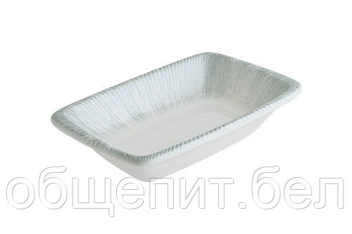 Соусник 140*85 мм. 100 мл. h=30 мм. Ирис Серый, форма Мув Bonna /1/12/3168/ ОСЕНЬ