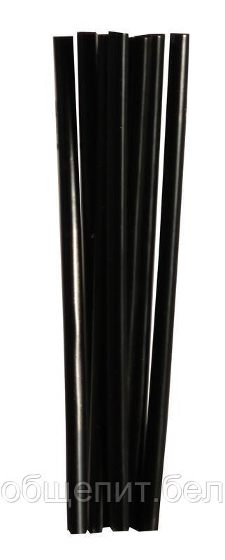 Трубочки кокт. 0,5*12,5 см. 400 шт/уп. прямые черные КОРОТКИЕ /1/50/ - фото 1 - id-p215077645