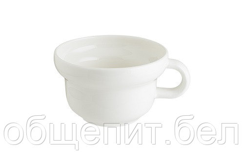 Чашка 250 мл. чайная d=104 мм. h=65 мм. Белый, форма Каф (блюдце 68962) /1/6/ - фото 1 - id-p215077064