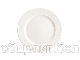 Тарелка d=250 мм. Белый Луп узкая полоска Bonna /1/12/720/ ОСЕНЬ