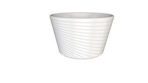 Сахарница 250 мл. d=100 мм. h=65 мм. Белый Луп узкая полоска Bonna /1/6/708/ ОСЕНЬ