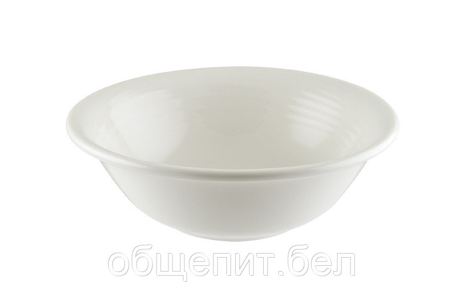 Салатник d=160 мм. 400 мл. h=53 мм. (тарелка подст.63106) Белый, форма Луп узкая полоска /1/12/