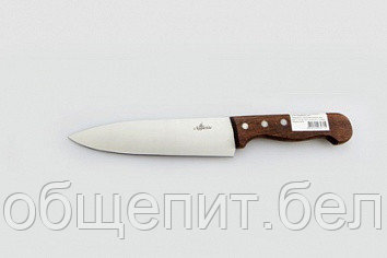 Нож поварской 180/310 мм. нерж. ручка дерев. Appetite /1/72/ - фото 1 - id-p215075295