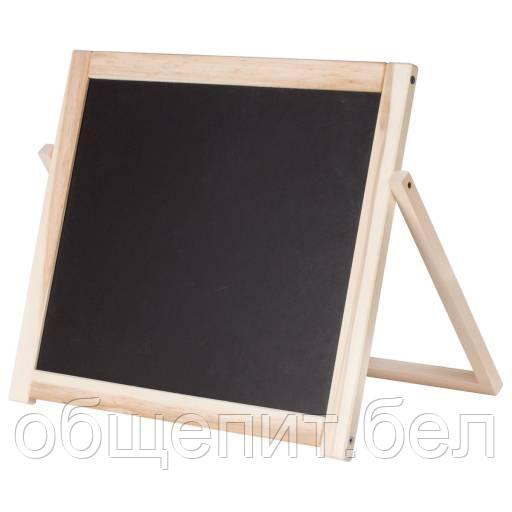 Доска меловая  410*350 мм. двухсторонняя настольная /1/2/