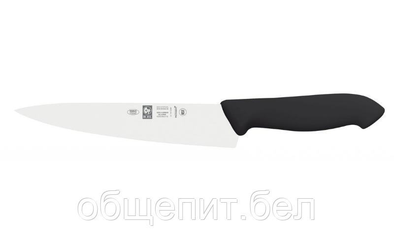 Нож поварской 180/310 мм. Шеф черный HoReCa Icel /1/6/ - фото 1 - id-p215077237