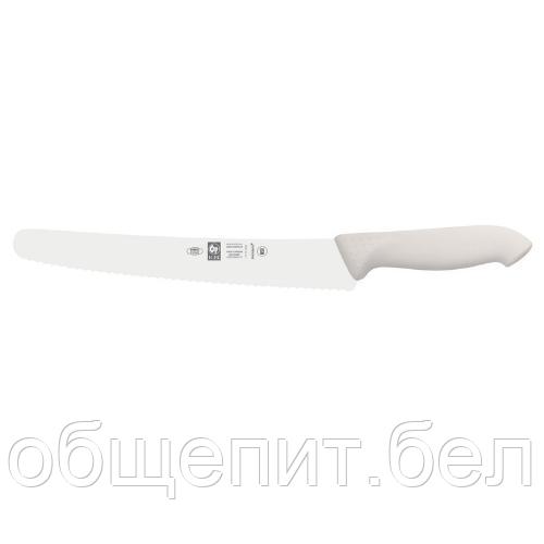 Нож кондитерский 250/380 мм. с волн. кромкой, белый HoReCa Icel /1/6/ - фото 1 - id-p215077241