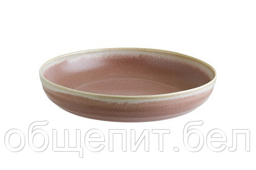 Тарелка d=220 мм. глубокая 1070 мл. h=45 мм. с бортом Пинк, форма Потт Bonna /1/6/414/