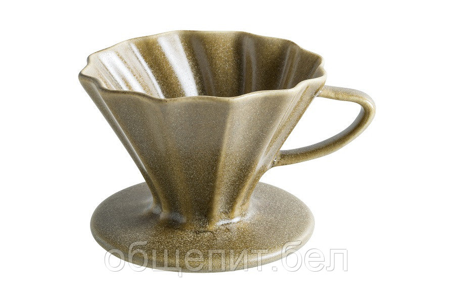 Чашка-воронка 250 мл. d=110 мм. h=90 мм. для заваривания кофе Мокрый песок, форма Ро /1/6/