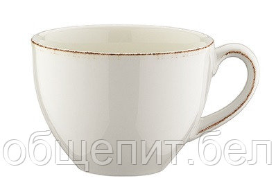 Чашка 250 мл. чайная d=96 мм. h=56 мм. Ретро коричневый край (блюдце 69668, 70913) /1/6/