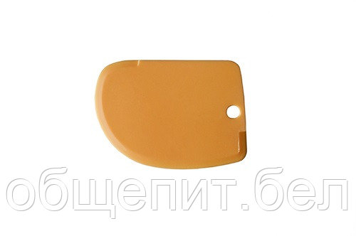 Скребок кондитерский 12*8,5 см. мягкий полукруглый /1/