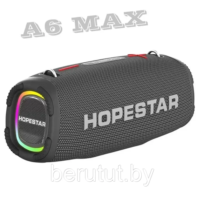 Колонка портативная музыкальная Bluetooth HOPESTAR A6 MAX с микрофоном - фото 2 - id-p215078095