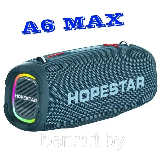 Колонка портативная музыкальная Bluetooth HOPESTAR A6 MAX с микрофоном - фото 4 - id-p215078095