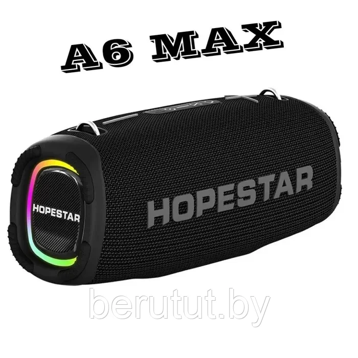 Колонка портативная музыкальная Bluetooth HOPESTAR A6 MAX с микрофоном - фото 5 - id-p215078095