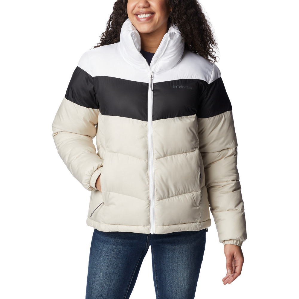 Куртка женская Columbia Puffect™ Color Blocked Jacket бежевый, черный, белый 1955101-278