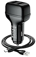 Автомобильное зарядное устройство Z36 Leader dual port car charger черный