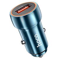 Автомобильное зарядное устройство Z46 Blue shield single port QC3.0 car charger синий